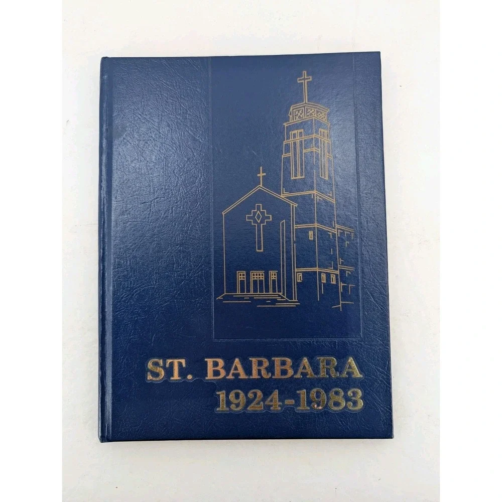 1983 ST BARBARA PARISH Dearborn Michigan Catholic Church History Polish Vtg HC